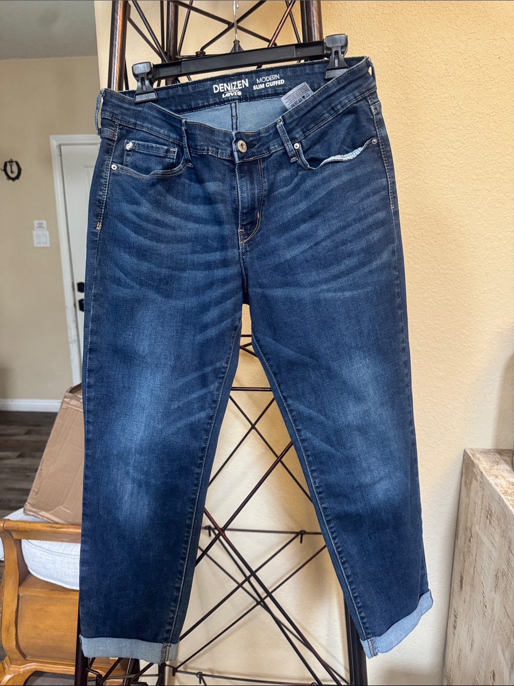 Denizen by Levi’s Women's Dark Blue Modern Slim Jeans